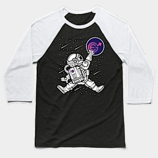 Astronaut Evergrow Crypto EGC Coin To The Moon Crypto Token Cryptocurrency Wallet Birthday Gift For Men Women Kids Baseball T-Shirt